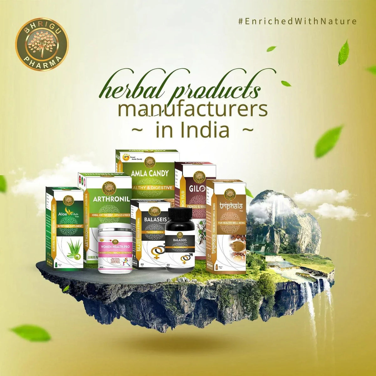 Eariched with purity of ayurvedic herbs